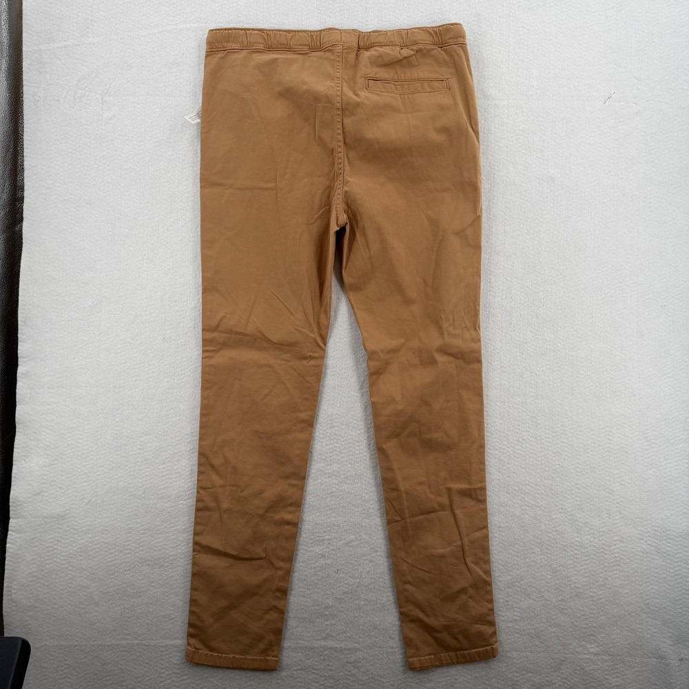 Treasure & Bond Youth XXL 18/20 Tan Chino Jogger Pants Elastic Waist Drawstring - Picture 2 of 7
